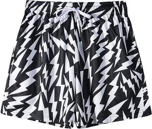 Short de basket-ball en coton éponge française 100% décontracté pour homme Short de basket-ball imprimé bouffant 3D avec poches Short pour hommes - Product Image 1