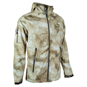 Chaqueta Softshell hecha a medida para hombre con estilo callejero Venta directa de fábrica Patrón de letras con cuello con capucha de invierno - Product Image 4