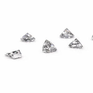Diamants en vrac de laboratoire cultivés CVD/HPHT, couleur DEF, clarté VS-Si, taille excellente, forme triangulaire, prix de gros, vente chaude - Product Image 1