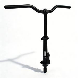 Guidon de vélo électrique en acier <span class=keywords><strong>BMX</strong></span> 22,2/25,4, motoneige, barre transversale haute résistance, ceinture noire, guidon - Product Image 3