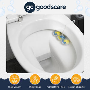 Bloque de borde de inodoro de alta calidad para el hogar y el hotel Forma sólida 2x45gr Higiene Rich Ocean Breeze Scent Excelente para la limpieza - Product Image 6