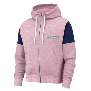 Sweat-shirt épais en polaire lourd pour l'hiver avec poches cargo, fermeture éclair, unisexe, double cordon de serrage, couleur unie - Product Image 6