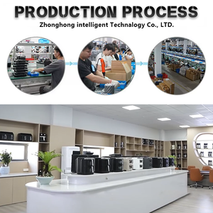 Goedkope huishoudelijke apparaten keuken elektrische keukenapparatuur 2400W 11L touchscreen dubbele olievrije airfryer huishoudelijk gebruik - Product Image 5