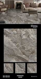 Azulejos de porcelana con acabado de madera rústico moderno, azulejos brillantes de 8-10mm de espesor con más de 5 años de garantía para salas de estar, diseño de apartamentos - Product Image 5