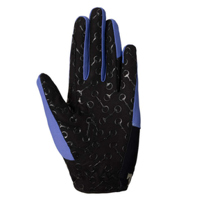 Premium Quality Customized Dressage <b>Saddle</b> Breathable Stretchable Kids Riding Gloves Silicone Palm Print Microvision - Product Image 3