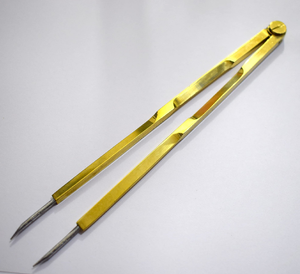 Diviseur de navigation en laiton massif de qualité supérieure avec étui en cuir rouge de luxe | Ensemble cadeau d'instrument de cartographie marine précis - Product Image 6