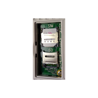 ETEILY Micro SD Card Holder 8 Pin Flip Type bodi logam di