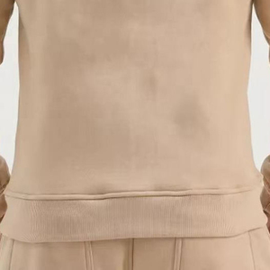 Tissu doux hommes sweat à capuche zippé taille confortable sweat à capuche zippé sweat décontracté à la mode sweat à capuche vêtements de sport blanc uni - Product Image 4