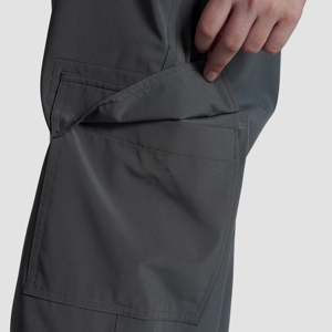 Pantalones Cargo Gris Claro para Niñas, Ligeros - Product Image 6