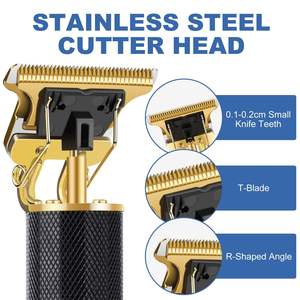 Cortadora de Pelo Eléctrica Inalámbrica USB Pro Li Recargable, Kit de Aseo con Corte a Cero para Calvos y Barbas, para Barbería - Product Image 5