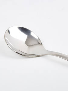 Cuillère en acier inoxydable écologique de haute qualité, design durable pour une utilisation confortable à la maison, repas professionnels, compatible lave-vaisselle - Product Image 5