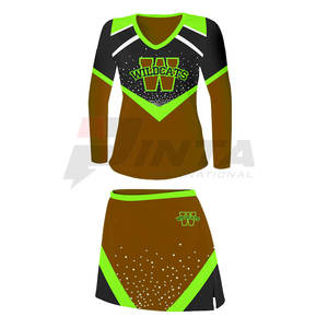 Uniforme de pom-pom girl robuste fabriqué au Pakistan vente en ligne de vêtements de sport - Product Image 2