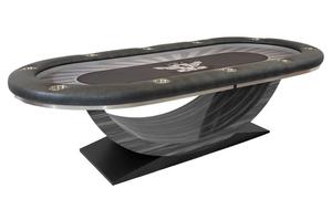 โต๊ะการพนันสุดหรูทันสมัยเฉพาะคาสิโนคุณภาพที่ดีที่สุดปรับแต่งได้ไม้โป๊กเกอร์และโต๊ะไพ่นกกระจอก - Product Image 4