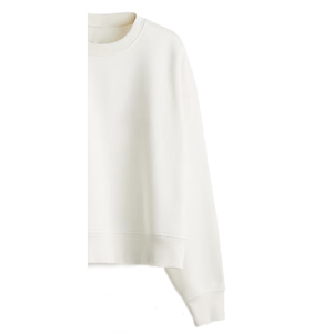 Sudadera de Invierno Ecológica Personalizada para Mujer, Transpirable, Resistente al Viento, de Poliéster/Algodón, con Forro Polar, Bordado/Relieve en la Parte Delantera, Color Blanco - Product Image 5