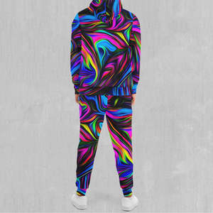 Survêtements de jogging à sublimation personnalisée Survêtements taille élastique surdimensionnée Unisexe Décontracté Léger Respirant Haute Qualité 2 Pièces - Product Image 4