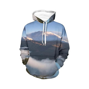 เสื้อฮู้ดดี้ผู้ชายคุณภาพสูงสำหรับฤดูหนาว สไตล์ลำลอง พิมพ์ลายแบบซับลิเมชั่น มีกระเป๋าเสื้อ แขนยาว ผ้าฟลีซ โพลีเอสเตอร์ 100% ป้องกันรอยยับ แห้งเร็ว - Product Image 5