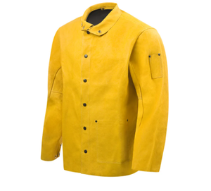 Welding Jacket / Split Leather Work Protection Personal Protective <b>Product</b> Personal <b>Safety</b> Welder Jacket - Product Image 2