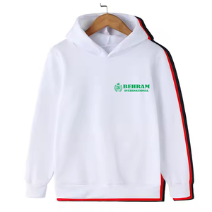 Sweat à capuche unisexe de haute qualité, sans cordon, respirant, en coton délavé à l'acide, 100% coton molletonné/éponge française 300g, design hiver - Product Image 2