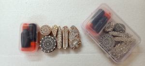 Bloques de Impresión de Henna Hechos a Medida con Tinta Disponible en Color Rojo, Negro y Marrón para Damas y Niñas con Fines de Reventa. - Product Image 5