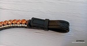 Bandeaux en cristal clair très demandés, superbe or rose pour les compétitions hippiques ou l'élégance de tous les jours - Product Image 4