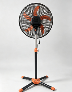 18 Inch Pedestal <b>Fan</b> 3 Speed Adjustable Height Oscillating <b>Standing</b> <b>Fan</b> Metal Guard for Household Outdoor Use - Product Image 3