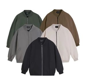 Blouson Bomber en Toile de Haute Qualité du Vietnam, Coupe Ample Décontractée, Vêtement de Travail Unisexe à Manches Longues, Service OEM - Product Image 1