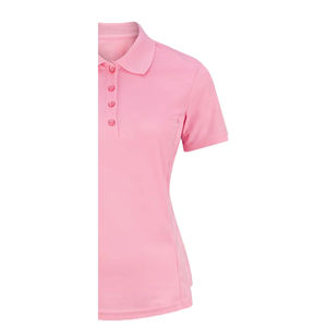 เสื้อผู้หญิงผ้าฝ้ายถัก 100% สไตล์อังกฤษ แขนสั้น สำหรับใส่เป็นเสื้อเชิ้ต ปักโลโก้ด้านหน้าตามสั่ง ระบายอากาศได้ดี เป็นมิตรกับสิ่งแวดล้อม น้ำหนัก 200/240 กรัม - Product Image 5