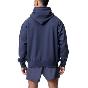 2025 jersey liso en blanco de algodón personalizado logotipo personalizado ropa de calle de hombre pesado de alta calidad Sudadera con capucha de gran tamaño con logotipo personalizado - Product Image 2