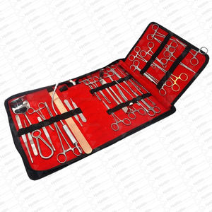 Ensemble d'instruments de chirurgie mineure manuelle, 25 instruments chirurgicaux de base, certifiés CE, réutilisables, vente en gros - Product Image 1