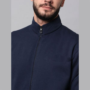 ชุดวิ่งออกกำลังกายผู้ชายผ้าโพลีเอสเตอร์ผ้าคอตตอนถักแบบเรียบใส่สบาย - Product Image 4