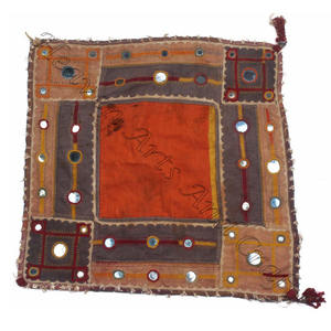 Parche Bordado Vintage para Ropa, Bolsos, Parche Afgano, Espejo Indio, Bordado Tribal Kutch, Bordado Boho Cuadrado Étnico para Coser - Product Image 6