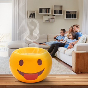 Aromatika Playful Smiley - Lámpara de Aroma de Cerámica Amarilla Esférica, Quemador de Aceites Esenciales, Portavelas, Aromaterapia, Habitación Infantil - Product Image 5