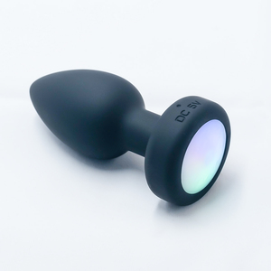 Vibrateur anal en silicone pour femmes avec application et télécommande, 100% étanche, LED arc-en-ciel, 3 vitesses, 10 modes - Product Image 5
