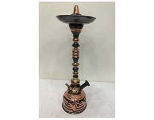 Farida Simpatico Narguilés de luxe en laiton moyen fabriqués avec miroir Technique Style Boury - Product Image 6