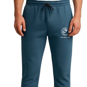 Pantalon de survêtement anti-rides pour homme, style professionnel, personnalisé OEM, coupe slim décontractée avec cordon de serrage à la taille - Product Image 1