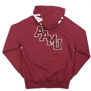 Alabama A & M University Bulldog Sudadera con capucha Elegante AAMU Diseño gráfico 1875 Heritage Woven Bordado Anti-Shrink Forrado Sólido - Product Image 3