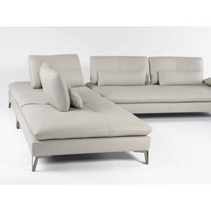 Contemporary <b>Chesterfield</b> <b>Sofa</b> Sectional Convertible Genuine Leather Set for Home Living Room Furniture - Product Image 5