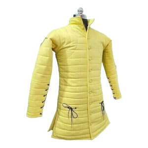 Gambesons médiévaux européens historiques en coton, armure cousue à la main, technique de couture réanimée, motif uni pour l'artisanat textile - Product Image 5