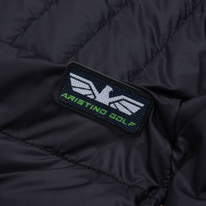 Chaqueta Bomber Impermeable y Ecológica para Hombre Aristino, Cuello Mao, Corte Regular, Invierno, Cierre de Cremallera, Tejido de Doble Capa - Product Image 3