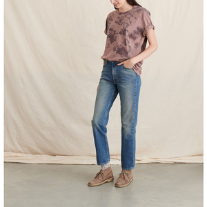 เสื้อยืดแขนสั้นของผู้หญิงเสื้อถักลายโลโก้ผ้าฝ้าย100% - Product Image 3