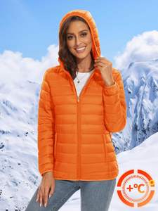 Chaqueta acolchada con forro térmico para mujer con aislamiento grueso, forro suave a prueba de viento, chaquetas acolchadas transpirables para mujer a la venta - Product Image 5