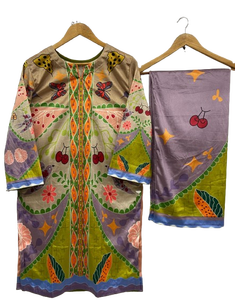 Vestidos de invierno de calidad superior para mujer Salwar Kameez señoras de alta calidad de terciopelo bordado Shalwar Kameez - Product Image 2