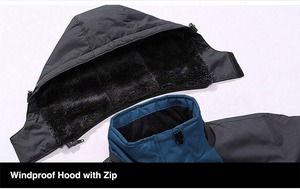 Veste de ski de snowboard en toile imperméable et respirante antibactérienne et écologique pour hommes pour le ski et le snowboard Sports d'hiver - Product Image 6