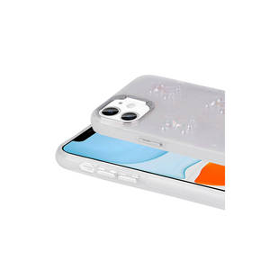 Coque de protection en silicone brillant en gros pour iPhone 11, motif ours 3D en relief, étuis pour téléphones portables - Product Image 4