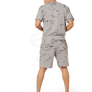 Nuevo Conjunto de Pantalones Cortos de Dos Piezas para Hombre, Estilo Urbano, Casual, Transpirable, de Secado Rápido, con Logotipo Personalizado, Talla Grande, Verano, 100% Algodón - Product Image 2