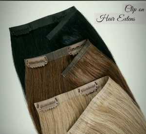 NATURAL TOP GEADE SINGLE DONOR INDIAN HUMAN HAIR <b>EXTENSION</b> UNPROCESSED UNISEX REMY LONG HAIR BUNDLES HAIR KING MACHINE DOUBLE - Product Image 3