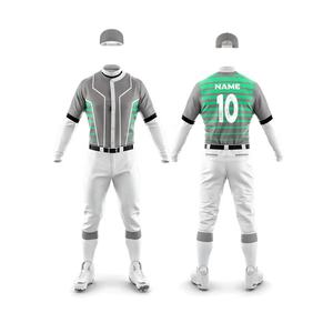 Uniforme de baseball personnalisé PUFFIN SPORTS, tissu 100% polyester, impression par transfert thermique, respirant, jersey 220g, pantalon - Product Image 2