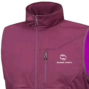 Chalecos de hombre prendas de vestir exteriores ligeros impermeables al aire libre Softshell chalecos chaqueta sin mangas con logotipo personalizado - Product Image 5