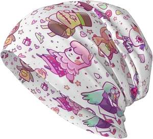 Gorro Holgado de Punto con Diseño de Calavera, Estilo Hip-Hop, para Hombre y Mujer, Gorro de Punto Delgado con Estampado Digital para Viajes - Product Image 4