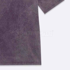T-shirt homme délavé à l'acide, style vintage, avec logo personnalisé, coton de qualité supérieure - Product Image 6